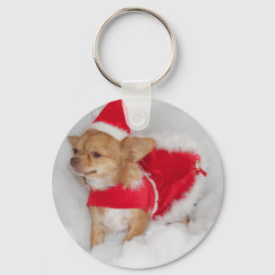 Porte-clés Porte - clé de chiwawa de Noël