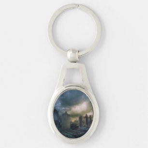 Porte-clés Porte - clé de cimetière gothique