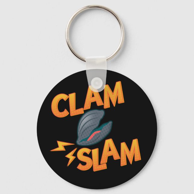 Porte-clés Porte - clé de clam cosmique (Recto)