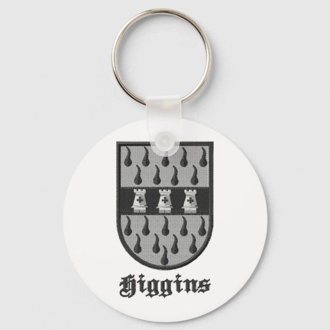 Porte-clés Porte - clé de clan irlandais Higgins (Recto)