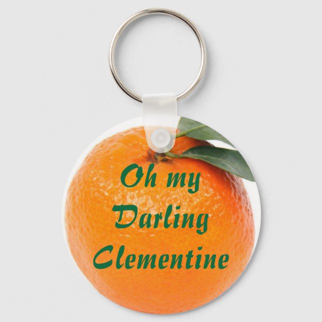 Porte-clés porte - clé de clémentine (Recto)