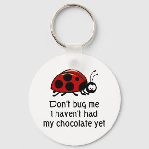 Porte-clés Porte - clé de coccinelle d'amant de chocolat