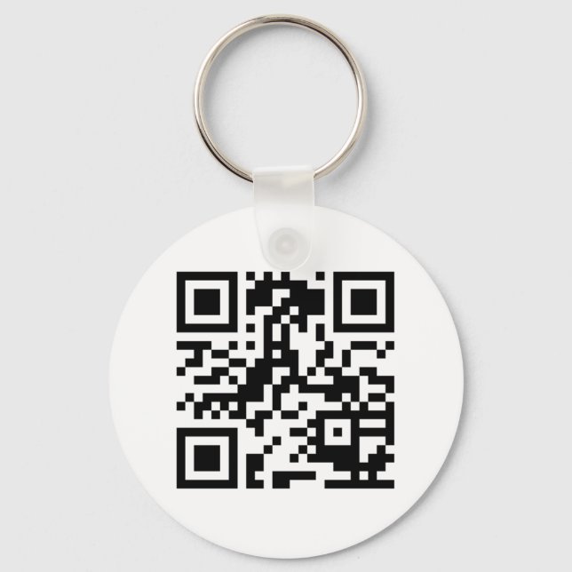 Porte-clés Porte - clé de code à barres QR à partir de http:/ (Recto)