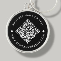 Porte - clé de code QR personnalisé pour entrepris