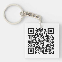 Porte-clés Porte - clé de conception de code QR