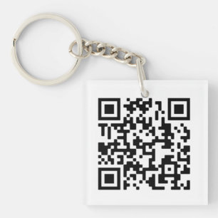 Porte-clés Porte - clé de conception de code QR
