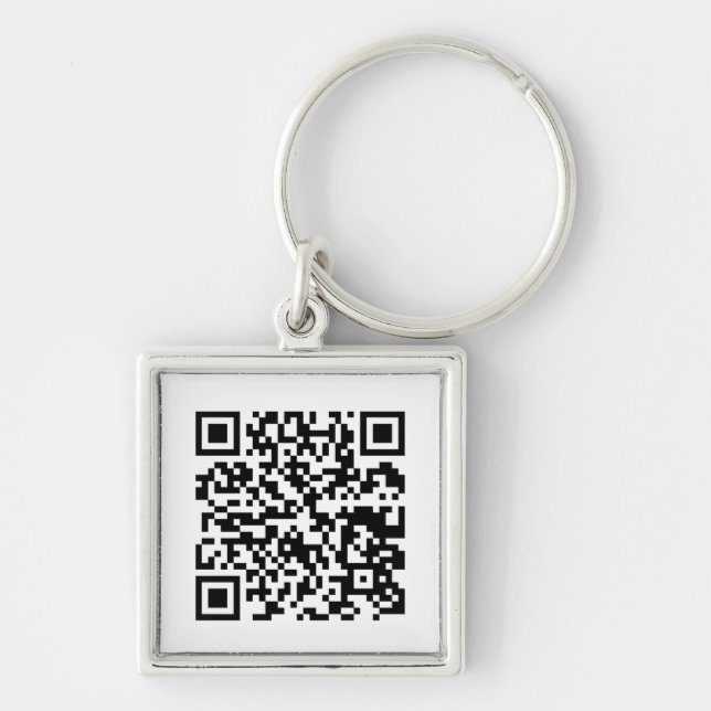 Porte-clés Porte - clé de conception de code QR (Devant)