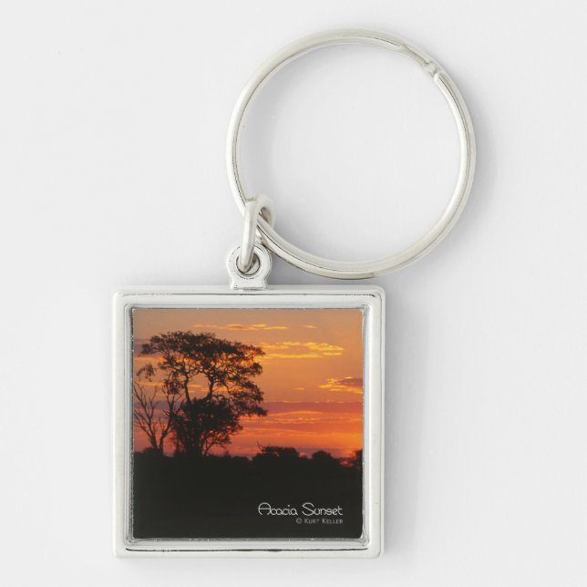 Porte-clés Porte - clé de coucher de soleil Acacia (Devant)