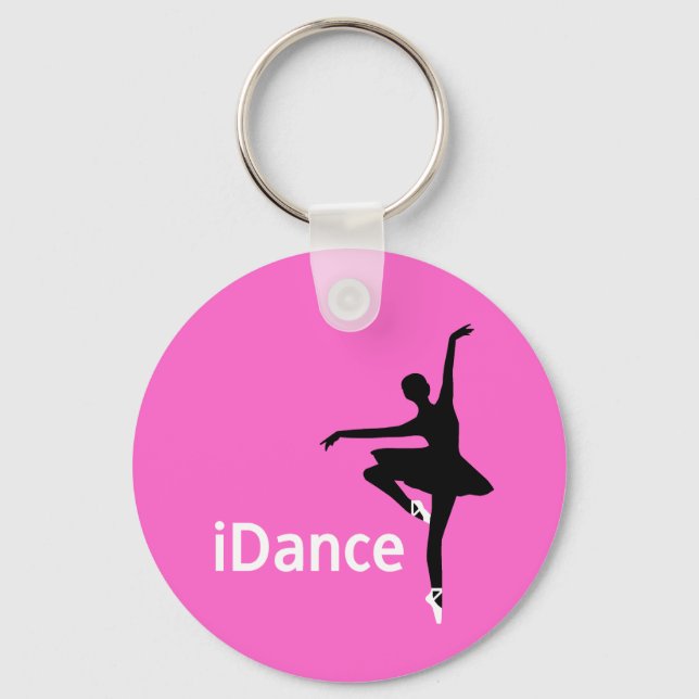 Porte-clés porte - clé de danse (je danse) (Recto)