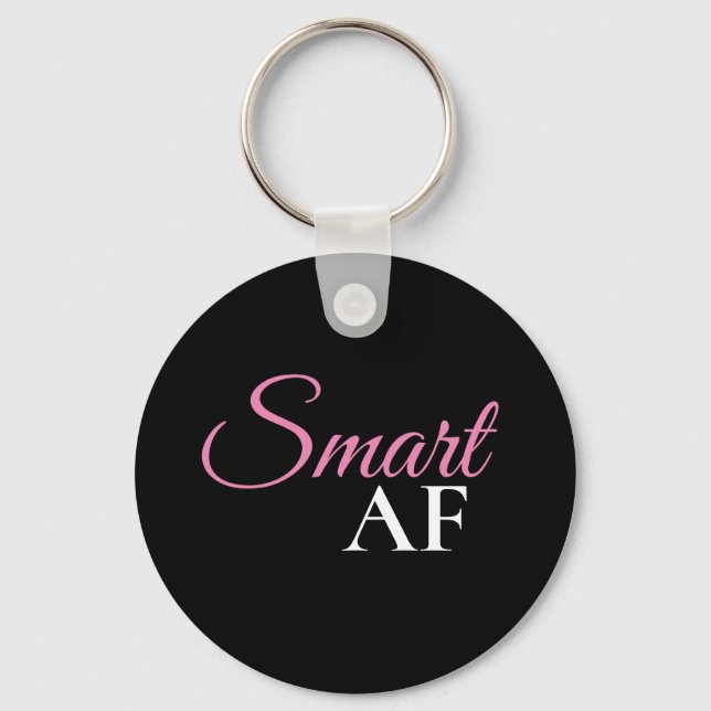 Porte-clés Porte - clé de déclaration d'expression rose Smart (Recto)