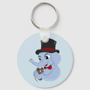 Porte-clés Porte - clé de dessin animé mignon pour éléphant