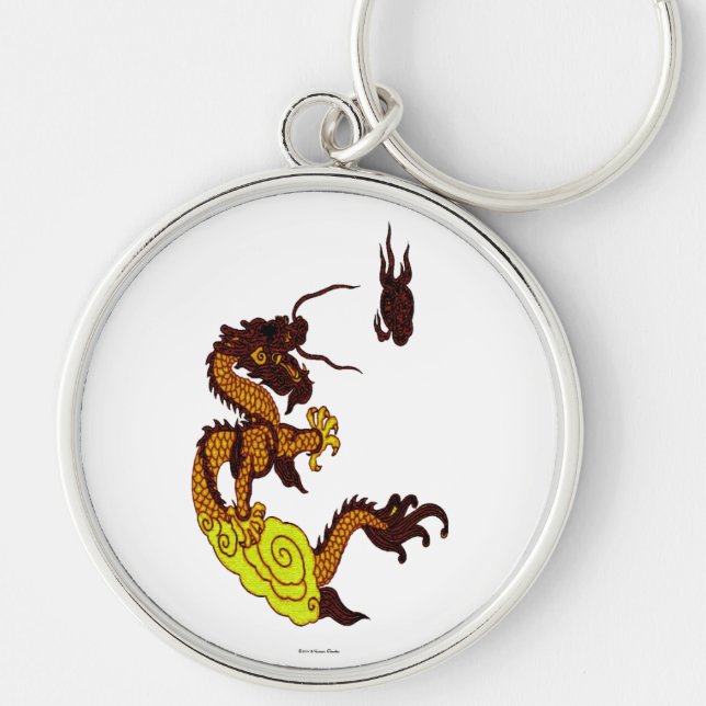 Porte-clés Porte - clé de dragon (Devant)