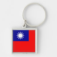 Porte - clé de drapeau de Taïwan