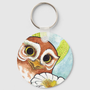Porte-clés Porte - clé de fleur de hibou d'Elf