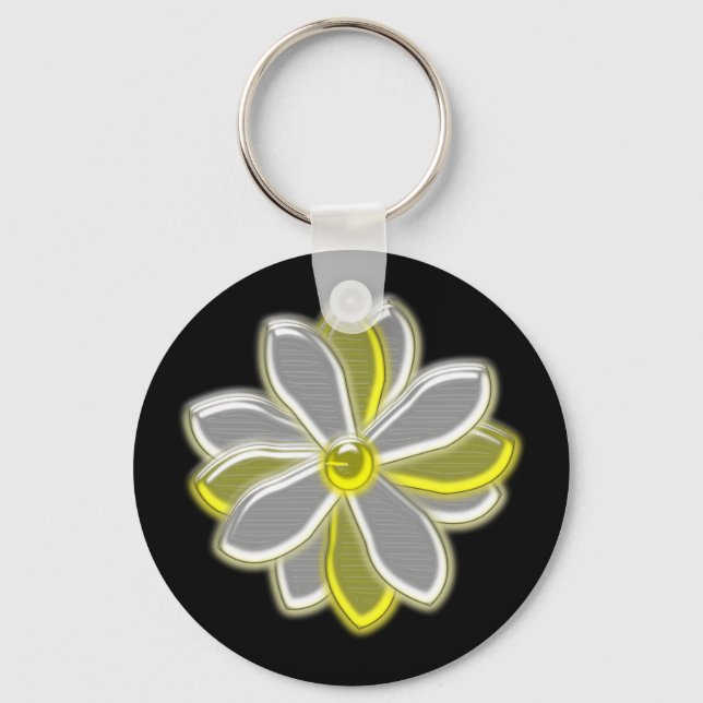 Porte-clés Porte - clé de fleur marguerite (Recto)
