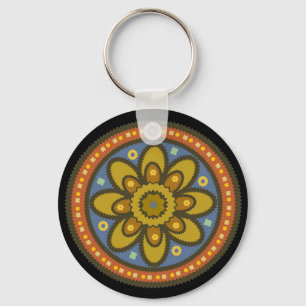 Porte-clés Porte - clé de fleurs marocain