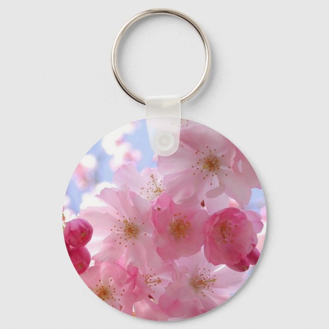 Porte-clés Porte - clé de fleurs printanières (Recto)