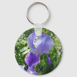 Porte-clés Porte - clé de fleurs violettes