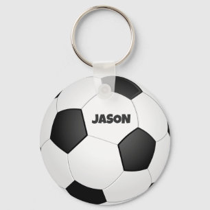Porte-clés Porte - clé de football monogramme