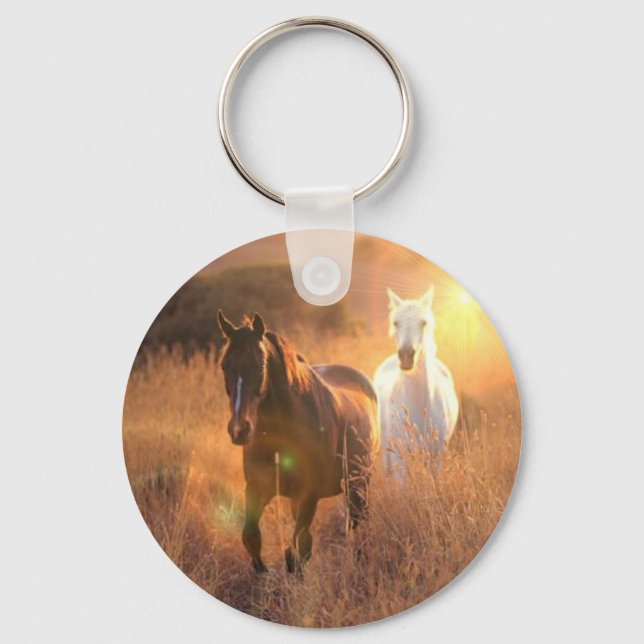Porte-clés Porte - clé de Galloping Wild Horses (Recto)