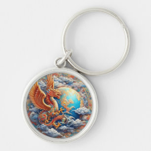 Porte-clés Porte - clé de Garuda en flammes