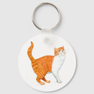 Porte-clés porte - clé de 'Ginger Cat'