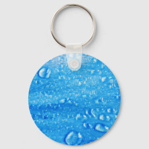Porte-clés Porte - clé de gouttes d'eau bleue