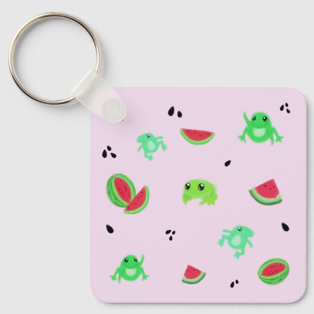 Porte-clés Porte - clé de grenouille (Recto)