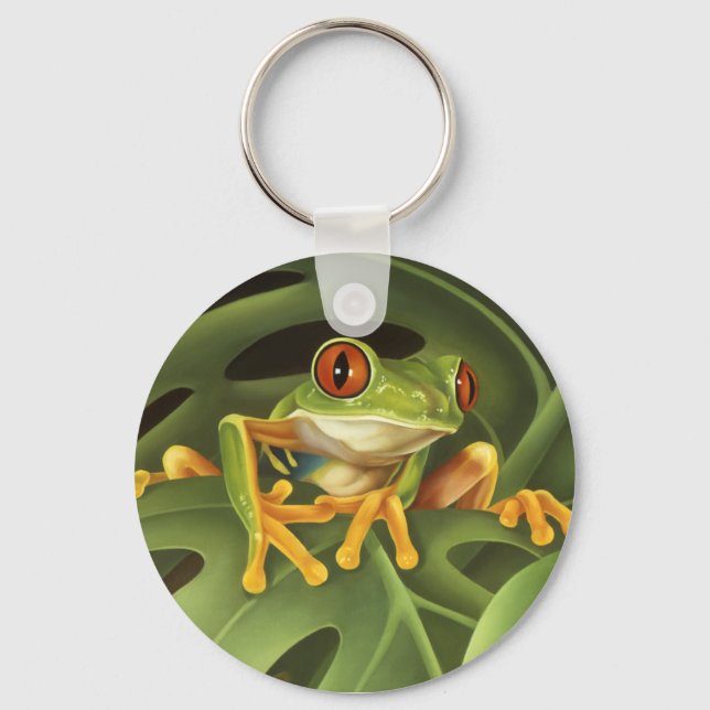 Porte-clés Porte - clé de grenouille arborescente (Recto)