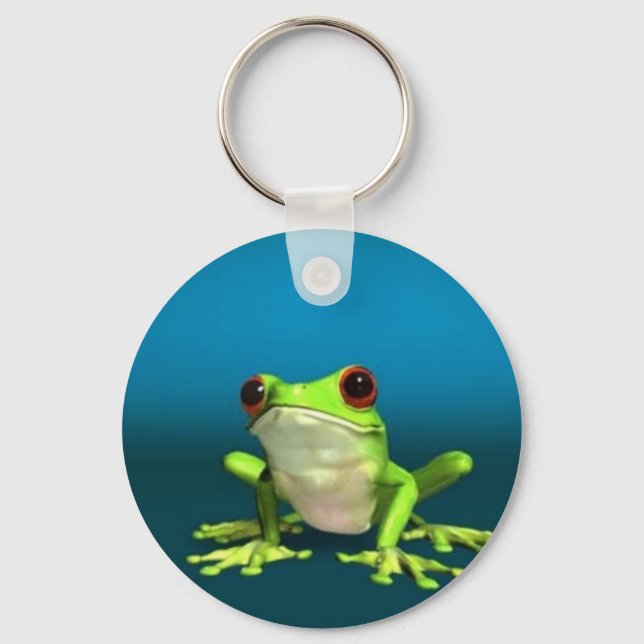 Porte-clés porte - clé de grenouilles d'arbre (Recto)