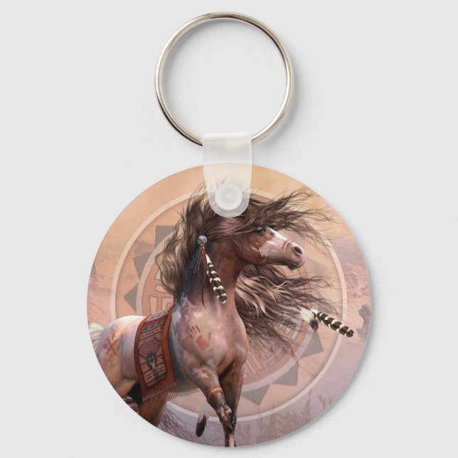 Porte-clés Porte - clé de guerrier de l'esprit (Recto)