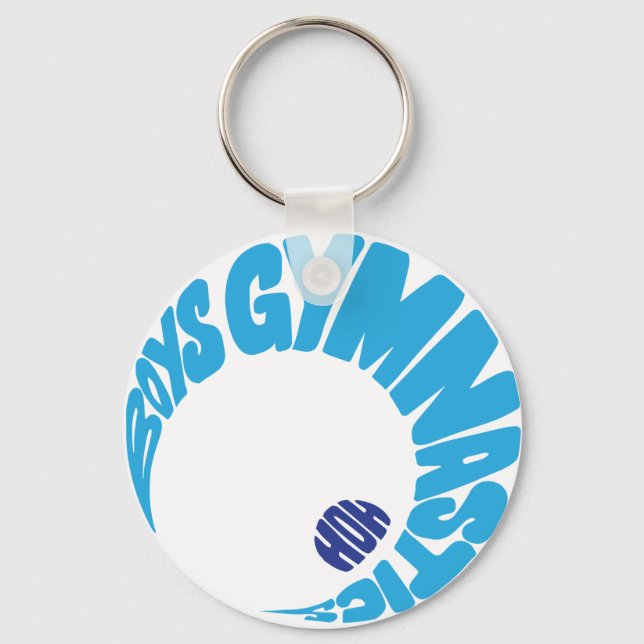Porte-clés Porte - clé de gymnastique garçons (Recto)