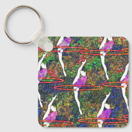 Porte-clés Porte - clé de gymnastique pour Gymnaste