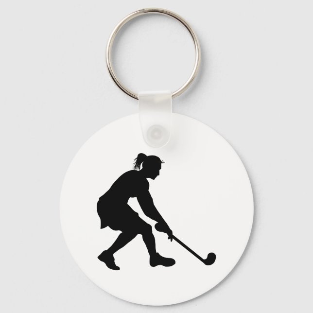Porte-clés Porte - clé de hockey de terrain (Recto)