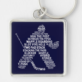 Porte-clés Porte - clé de hockey Netminder