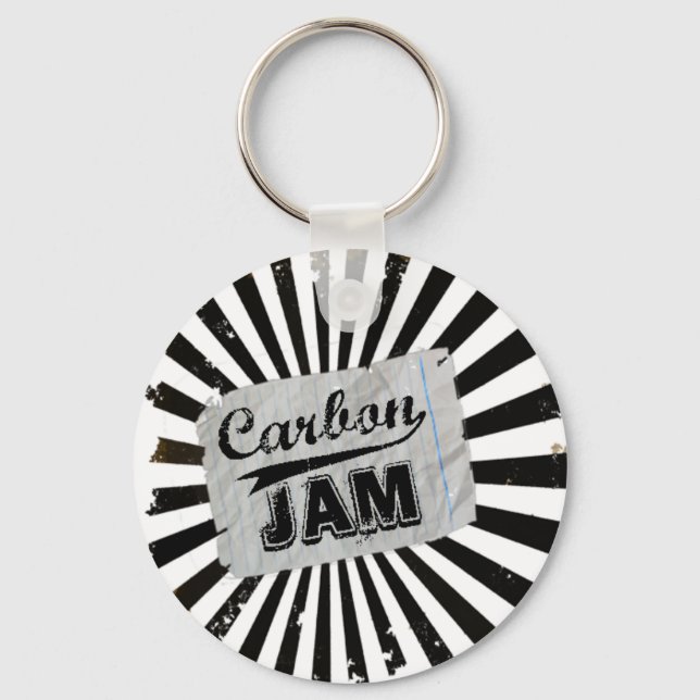 Porte-clés Porte - clé de jam carbone (Recto)