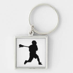 Porte-clés Porte - clé de joueur de lacrosse