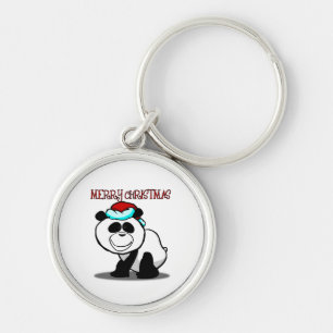 Porte-clés Porte - clé de Joyeux Noël de panda