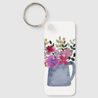 Porte-clés Porte - clé de jug floral