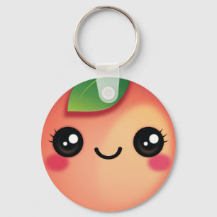 Porte-clés Porte - clé de Kawaii Peach