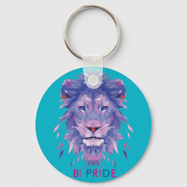 Porte-clés Porte - clé de la Bisexuality Pride (Recto)