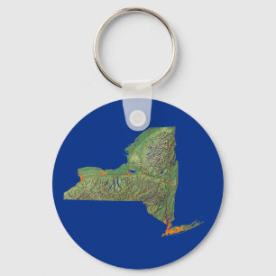 Porte-clés Porte - clé de la carte de New York
