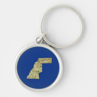 Porte-clés Porte - clé de la carte du Sahara occidental