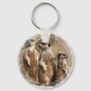 Porte-clés Porte - clé de la famille Meerkat