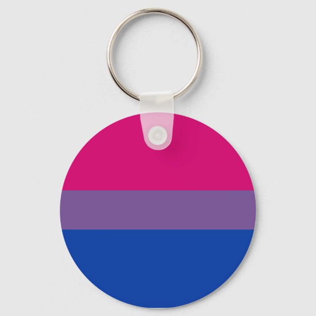 Porte-clés Porte - clé de la fierté bisexuelle (Recto)