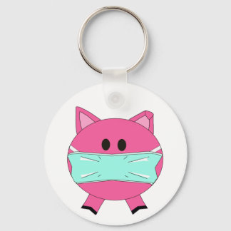 Porte-clés Porte - clé de la grippe porcine