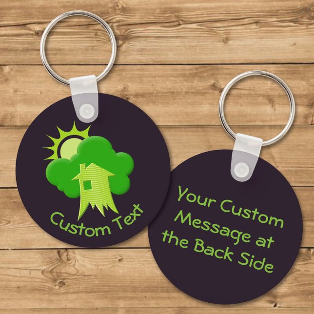 Porte-clés Porte - clé de la Maison verte (Créateur téléchargé)