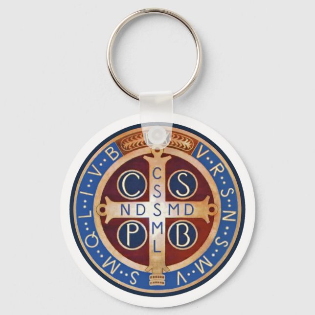 Porte-clés Porte - clé de la médaille d'exorcisme St. Benoît (Recto)