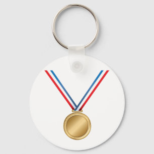 Porte-clés Porte - clé de la médaille d'or