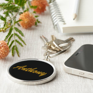 Porte-clés Porte - clé de la meilleure qualité rond d'Anthony